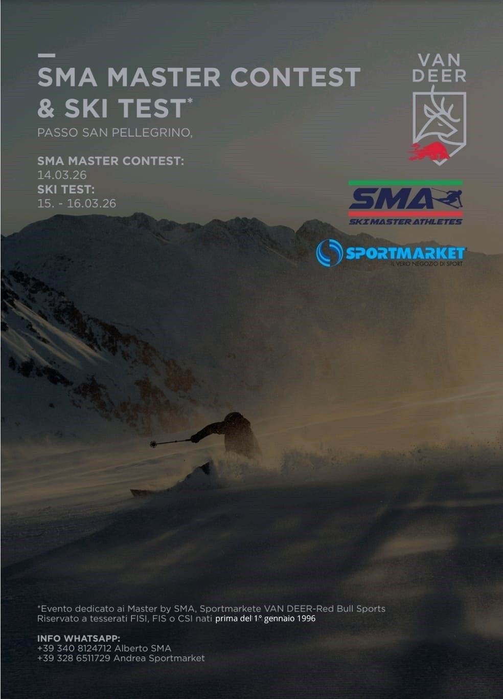 VAN DEER EXPERIENCE & SMA MASTER CONTEST